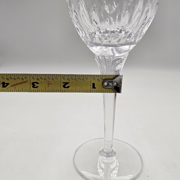 Marquis Waterford Crystal Wine Glass w Tulip Stem Slovenia 8 in - Picture 10 of 10
